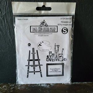 Local King Rubber Stamp Picasso Rubber Stamp Set with Matching Die